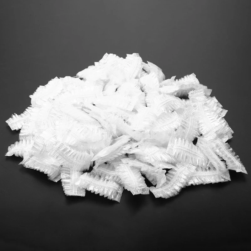 100Pcs Disposable Bath Shower/Dyeing Hair Ear Guard, Waterproof Ear Protector Cover Caps For Salon/Home Use