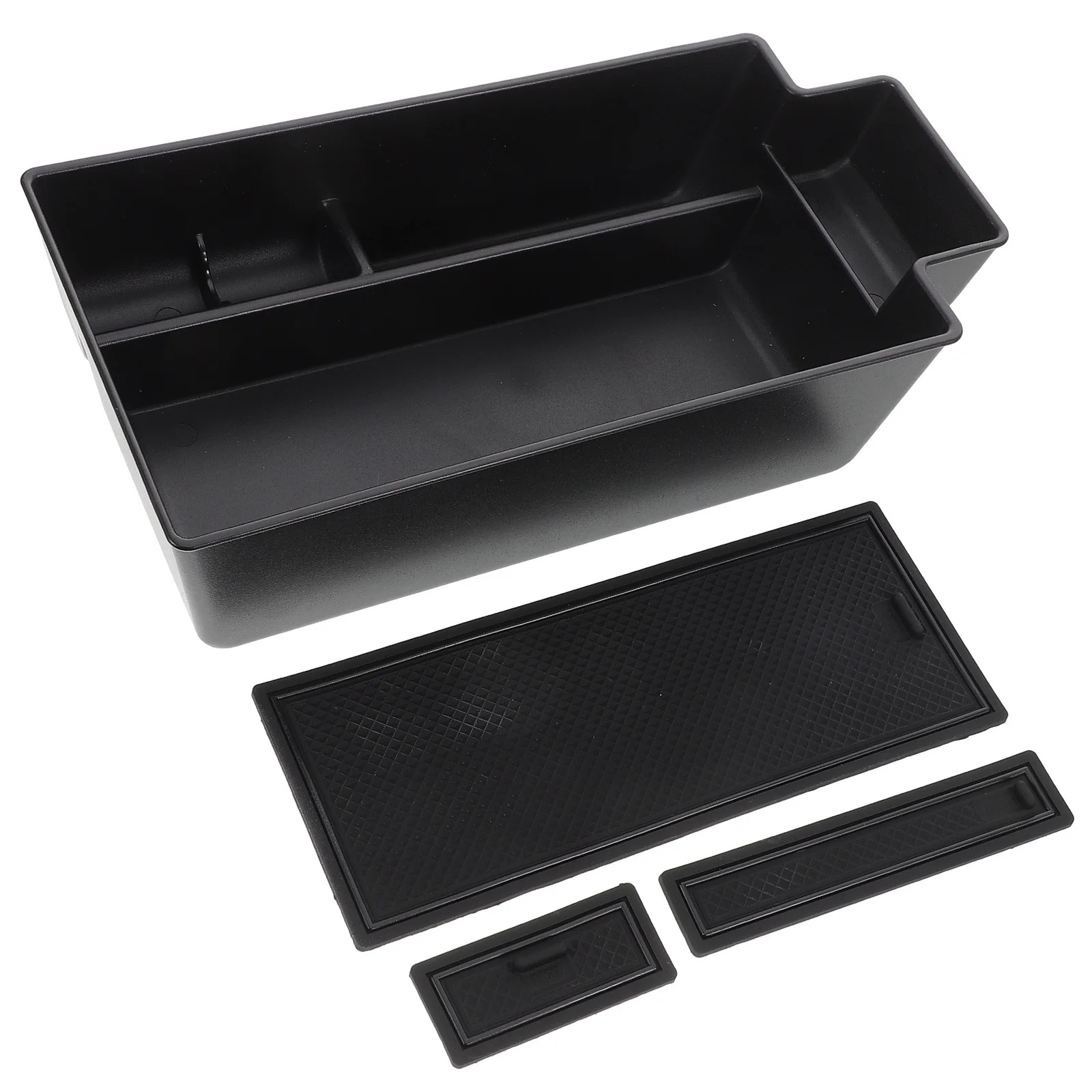 Car Compartment Organizer Center Console ABS Scratch Resistant Storage Tray Road Holder Car Accessories Storage