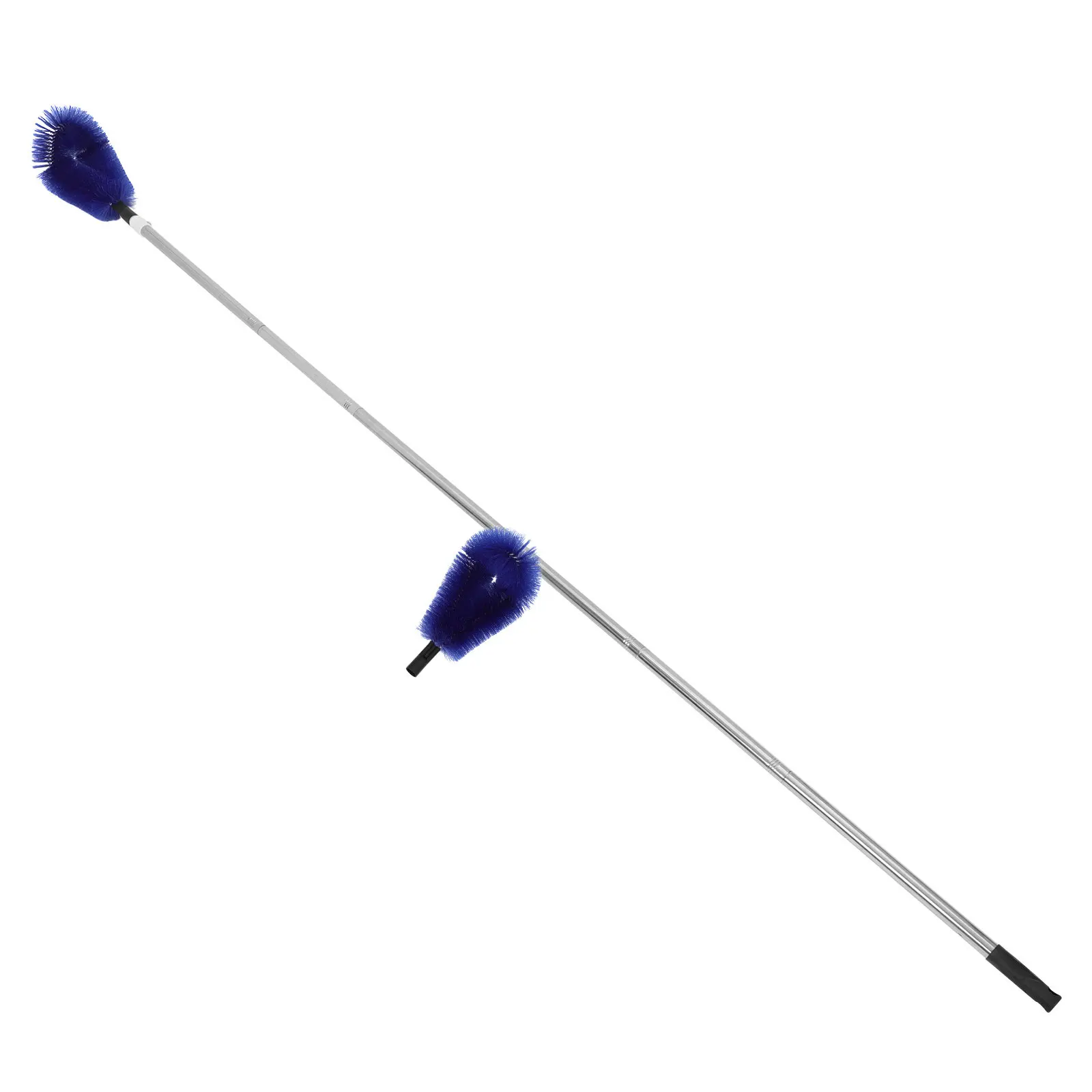 Extendable Gutter Cleaning Brush with Telescoping Pole, Adjustable Length & Multi-Angle Roof Downspout Cleaner