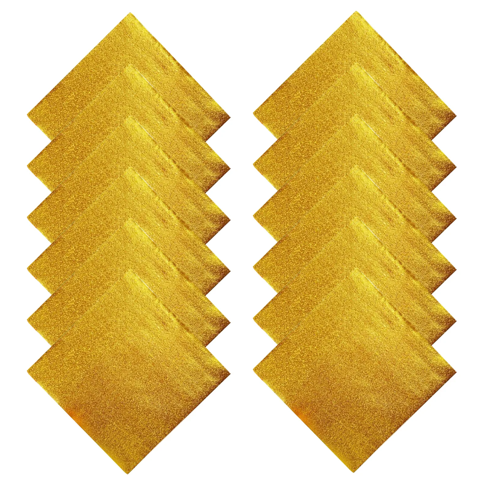 

200Pcs Gold Aluminium Foil Paper Candy Wrappers Practical Durable Gift Packaging Wrapping Paper for Chocolates