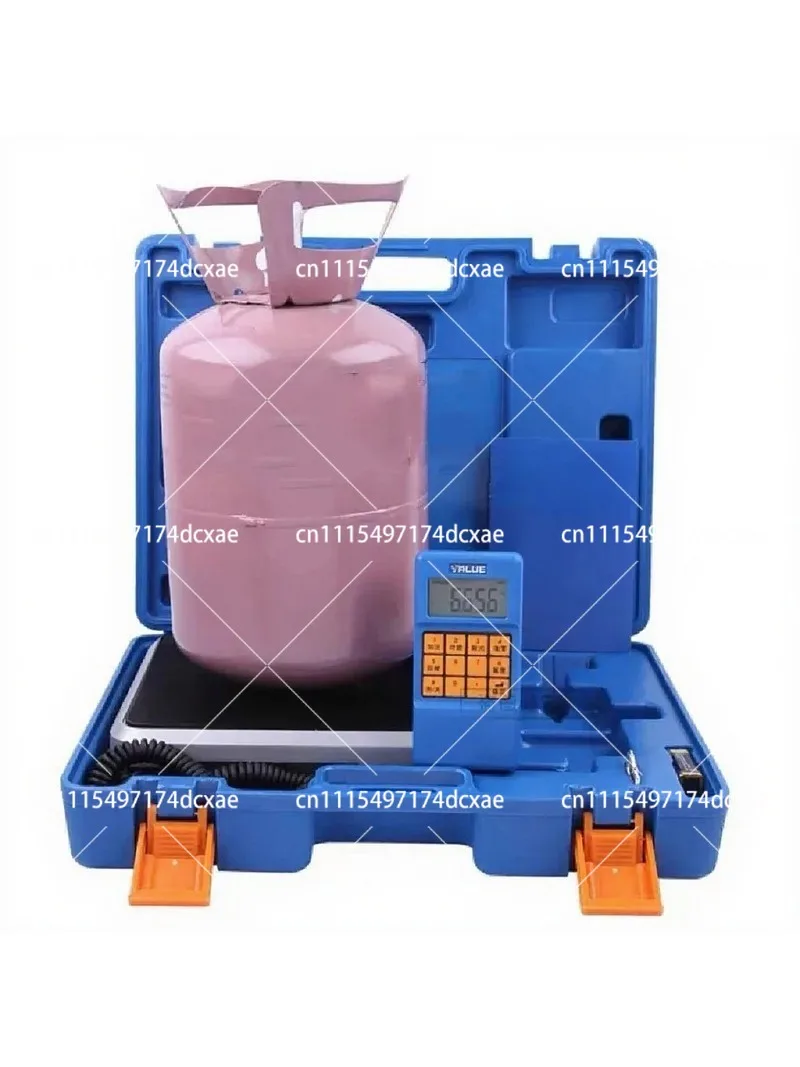 VES-50A/100B High-Precision Digital Refrigerant Recovery Scale - Manual Electronic Balance for Freon Quantitative Filling, 9V