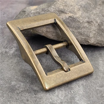 Ceinture en laiton rapSolid pour hommes, ceinture en cuir vintage, artisanat de bricolage, rétro Cowboy, BK0547, 40mm