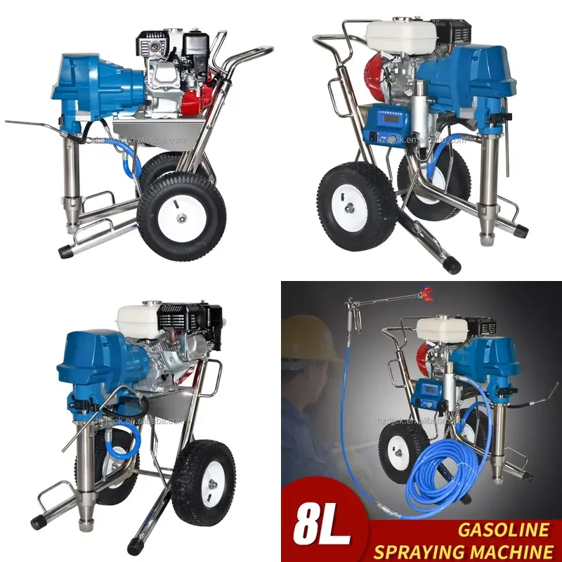 Large Multifunctional Powered High-Pressure Airless Spraying Machine for Putty Powder Latex Paint Coating Power Gun