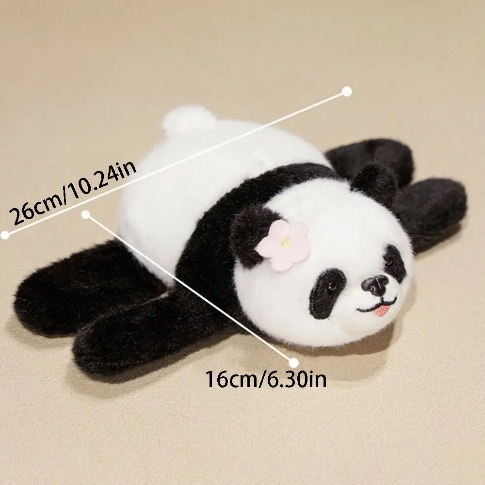 Süße Puppe Panda Plüsch Handgelenk Band weiche Simulation Slap Armband Serie lustige selbstrollende Panda Slap Snap Wrap Armband