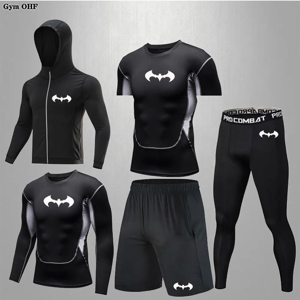 Rashguard de compression élastique et confortable pour homme, absorbant la sueur, séchage rapide, entraînement de boxe, gym, camping, fitness, été