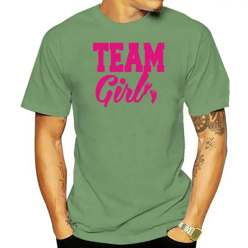 Team Girl Gender Reveal Women T-Shirt GENDER PARTY SHIRT TEES NEW MOM