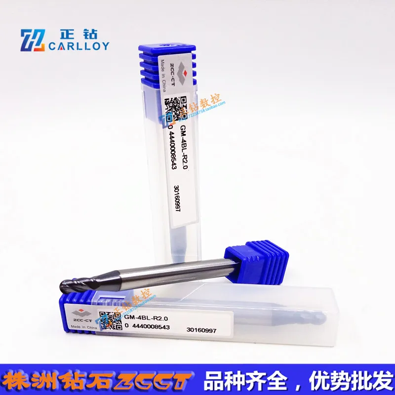 GM-4BL-R1.5 2.0 2.5 3.0 4.0 5.0 6.0 7.0 8.0 9.0 10.0 GM-4BL-R1.5S 2.0S Carbide Milling,ZCC.CT VHM End Mill