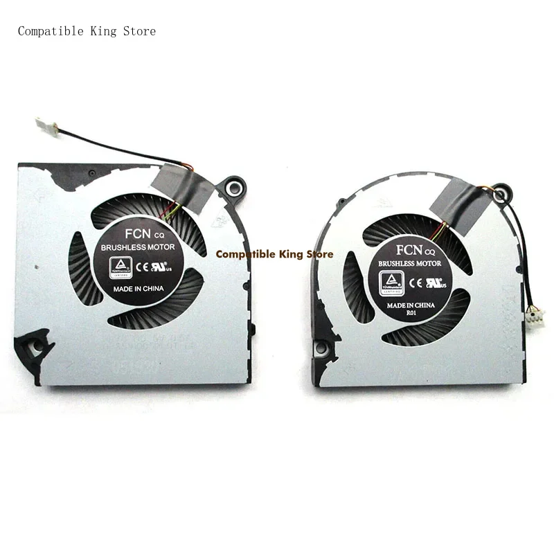 X CPU/GPU Cooling Fan For Acer Nitro AN715-51 AN515-43 AN515-54 N18C3 AN517-51 A715-74G N19C5