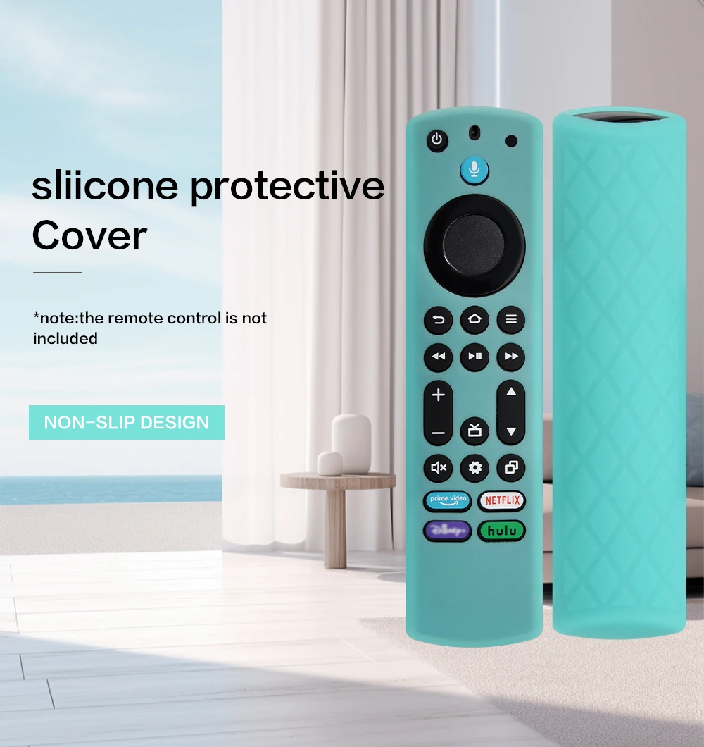 Silikon-Fernbedienungshülle für 2023 Fire TV Stick 4K Max 2. / Tanne TV Omni-Serie / FireTV 4-Serie Fernbedienung, leuchtet im Dunkeln – Detail 1