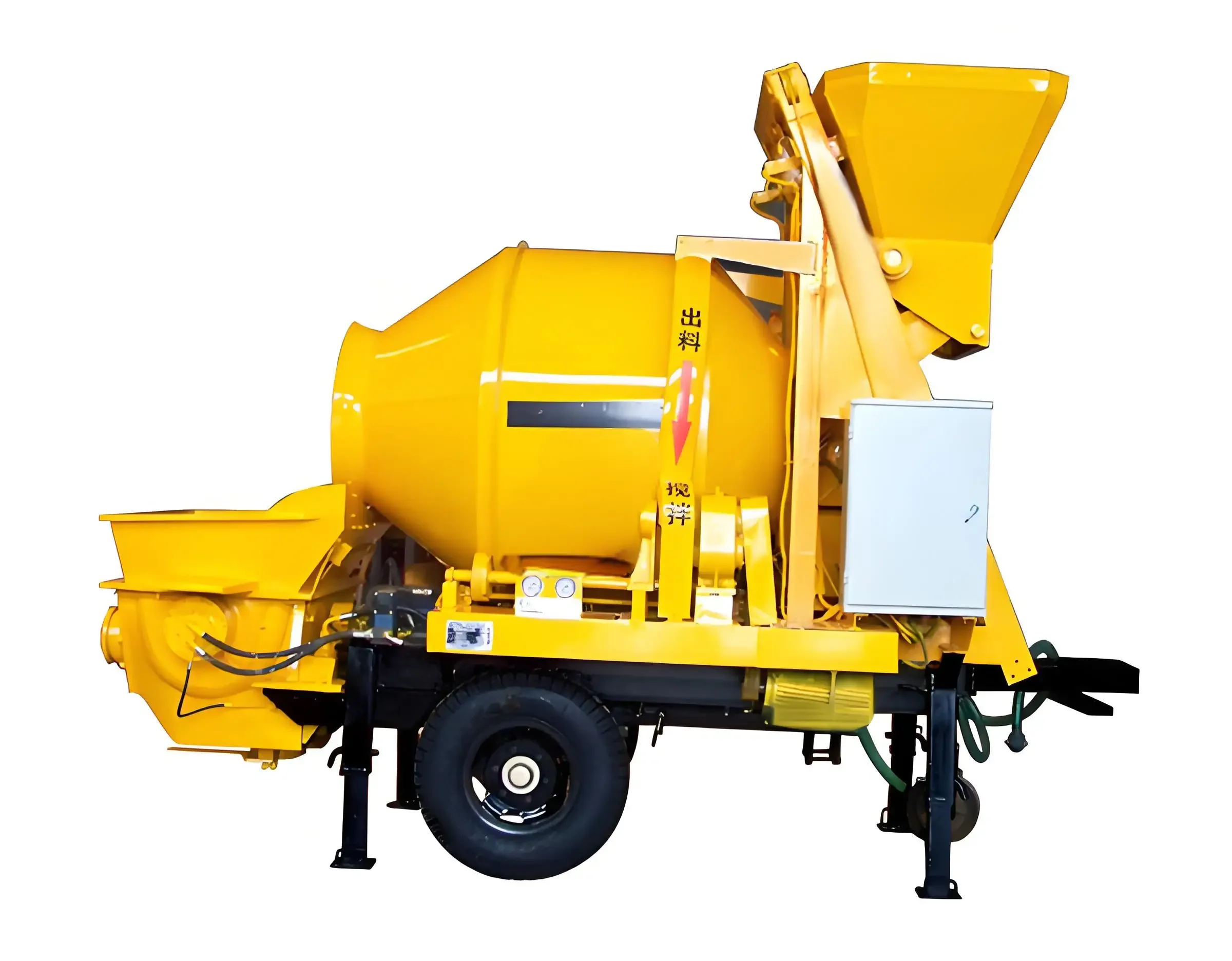 Customization Mini Concrete Mixer Pump Die sel Small Portable Concrete Conveying Pumps Price of Concrete Mixer Pumps for Sale