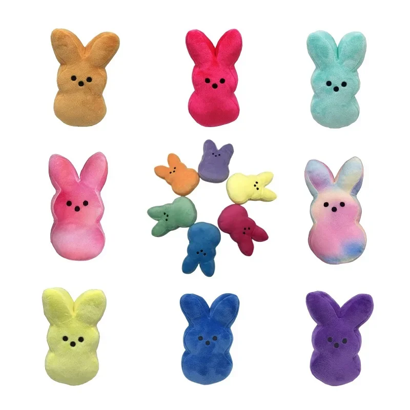 15cm Peeps Cute Plush Bunny Rabbit Peep Easter Toys Simulation Stuffed Animal Doll for Kids Children Soft Pillow Gifts Girl Toy