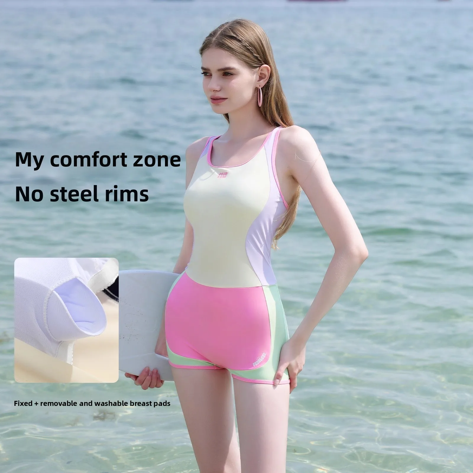 ملابس سباحة ديزني للسيدات من قطعة واحدة بزاوية مسطحة لحمامات السباحة النسائية #2