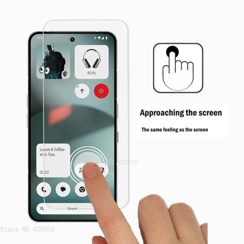 Dla Nothing Phone 3 Osłona ekranu Pokrycie ekranu Wysokiej jakości przezroczysta folia ze szkła hartowanego 2.5D 9H