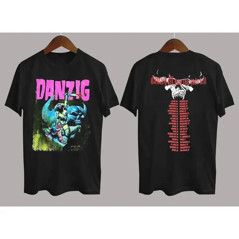 DANZIG III How The Gods Kill Heavy Cotton Black All Size T Shirt TU505