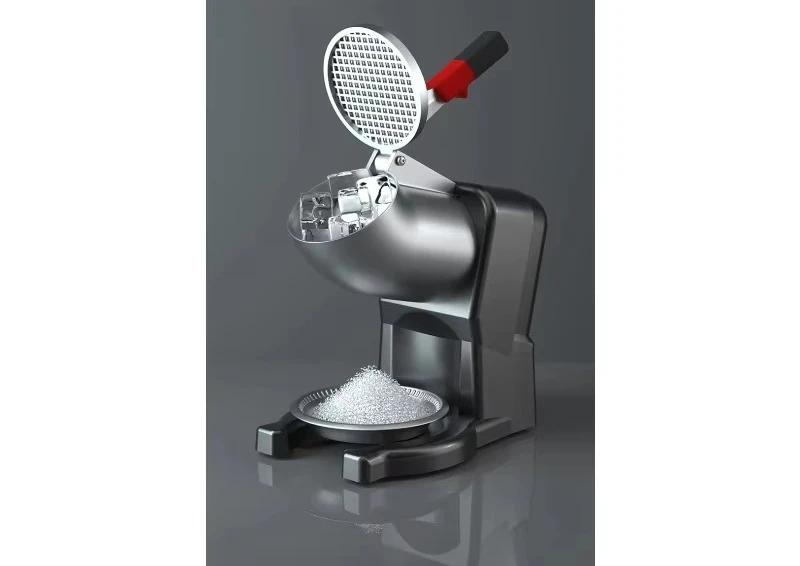 Automatic Ice Crusher Slush Machine - Commercial & Household Use for Milk Tea Shop Cotton Ice Making