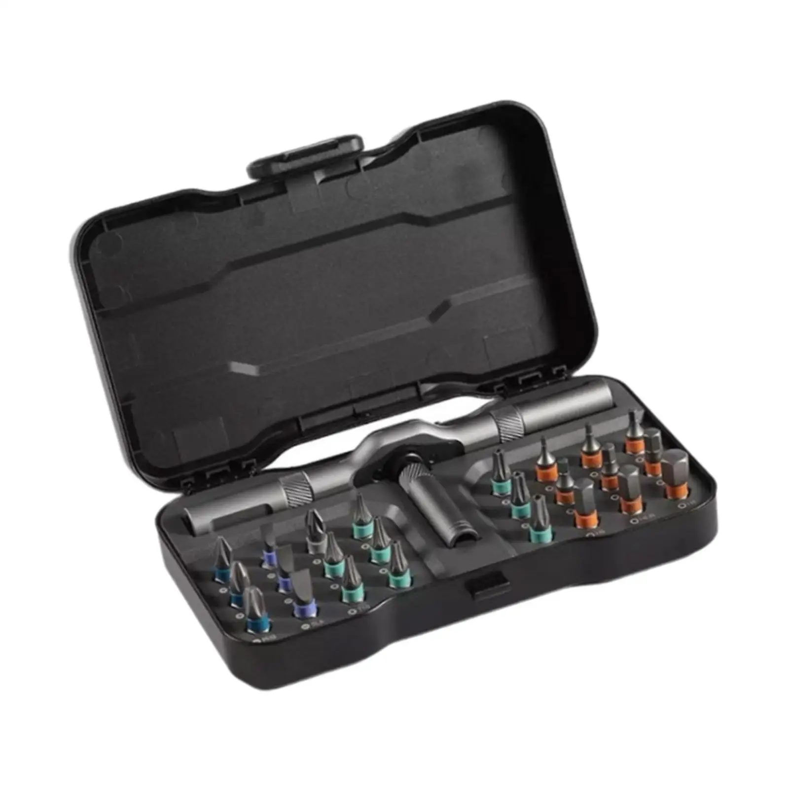 

Набор отверток с храповым механизмом 24 в 1, профессиональный, с футляром для переноски, многофункциональная работа