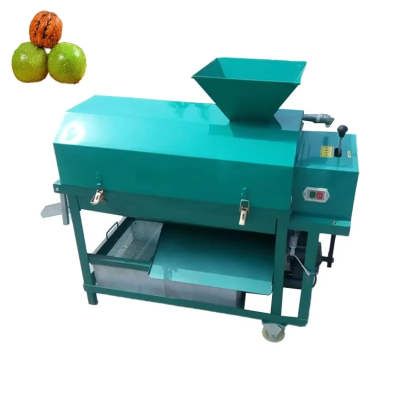 Customized Walnut Shelling Cleaning Peeling Machine Walnut Peeling Cleaning Machine Green Walnut Skin Peeling Machine