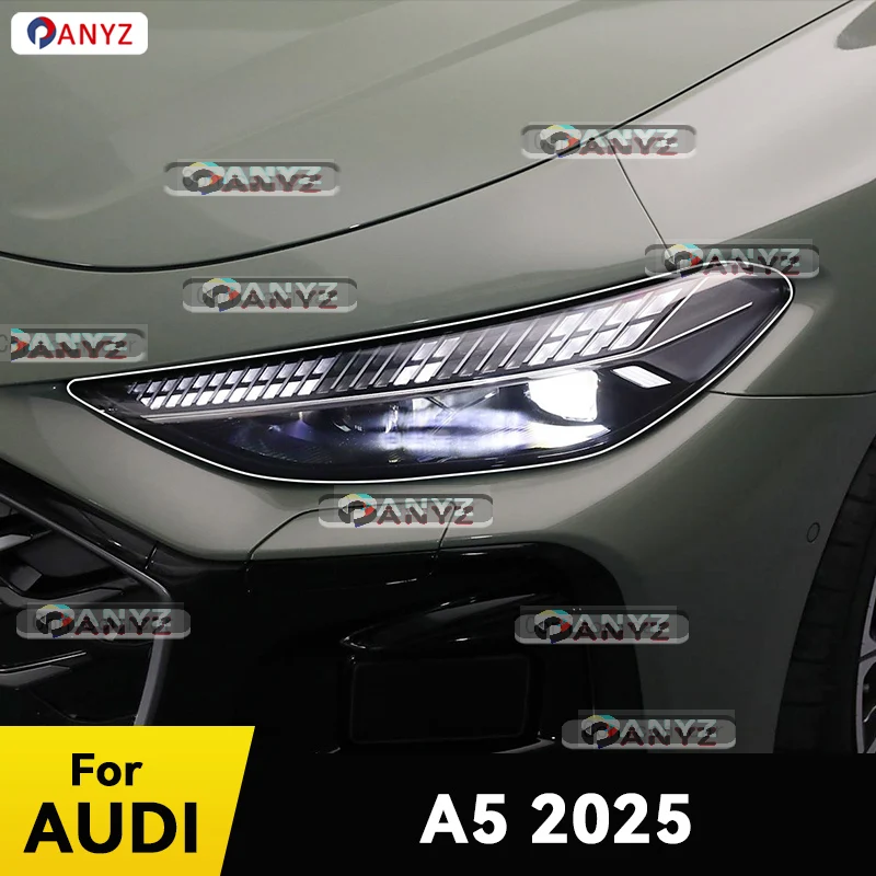 

Для AUDI A5 2025 защитная пленка для фар автомобиля, передний светильник, прозрачный ТПУ, защита от царапин, фары