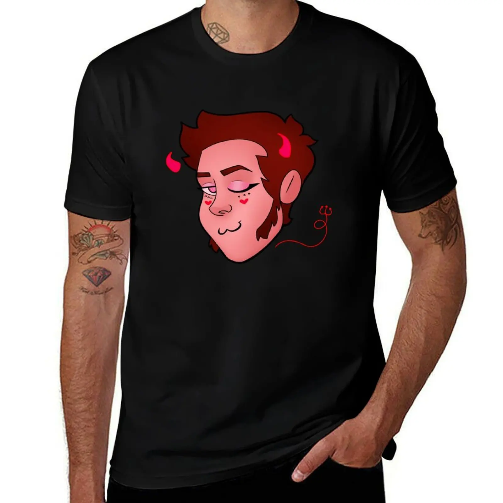 

Devil Lucius T-Shirt plus size clothes Blouse cotton man t-shirts summer clothes men tshirt
