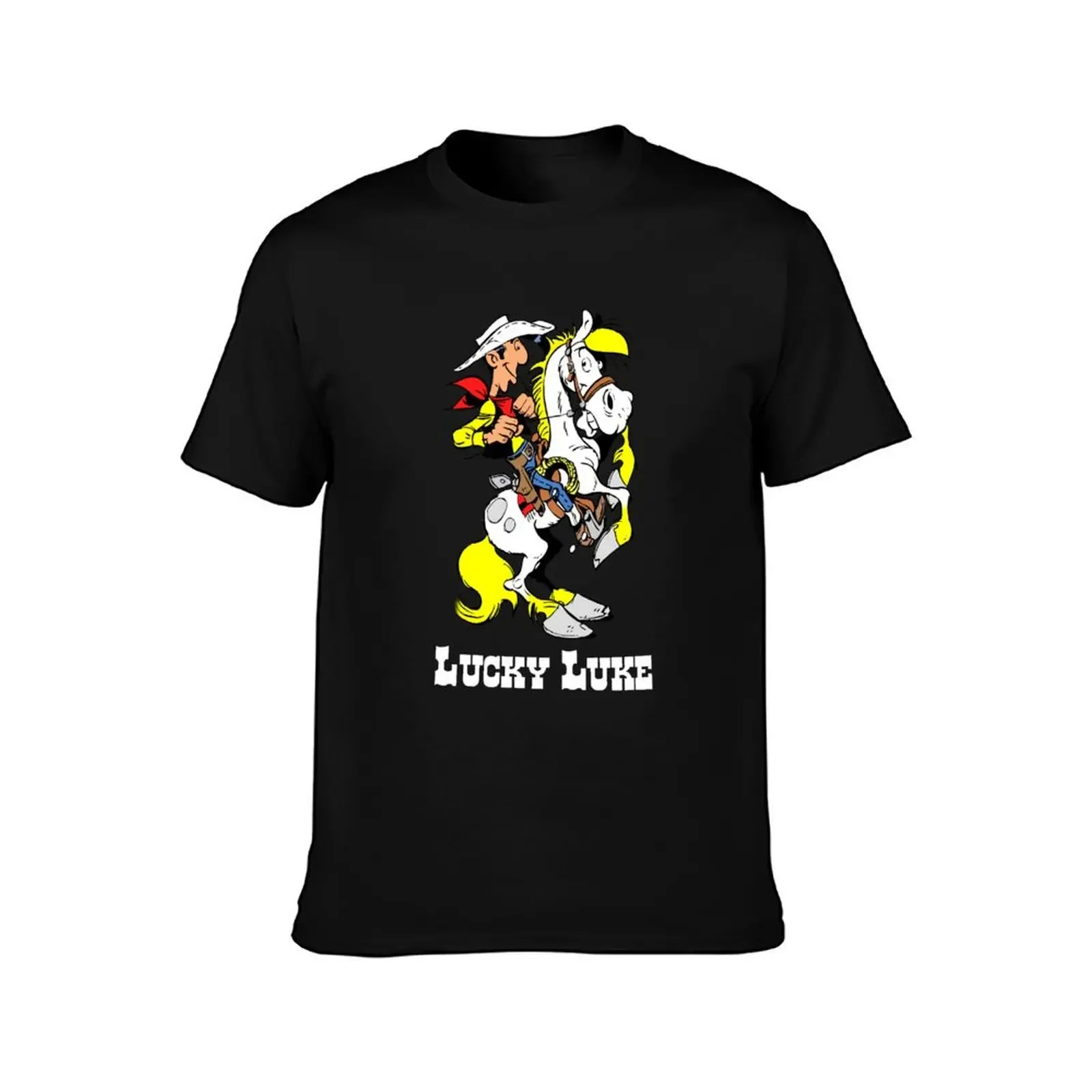 Lúcky American Lúké Riding On Jolly Jumper T-Shirt topping luxury t-shirt gifts for boyfriend mens shirts graphic tee