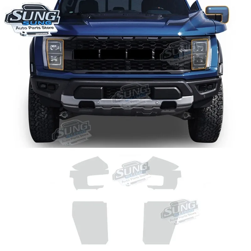 

Для Ford F-150 2022 2023, наклейка на зеркало заднего вида, краска PPF, прозрачная черная защитная пленка из ТПУ для автомобиля, предварительно вырезанная наклейка