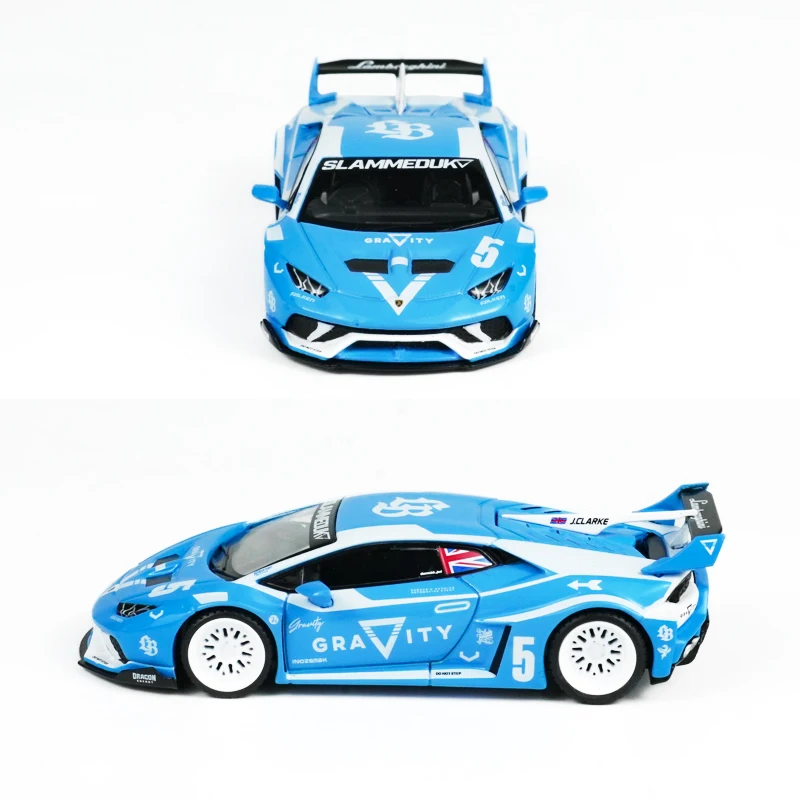 MINIGT 1:64 LB☆WORKS Lamborghini Huracan GT GRAVITY Blue and