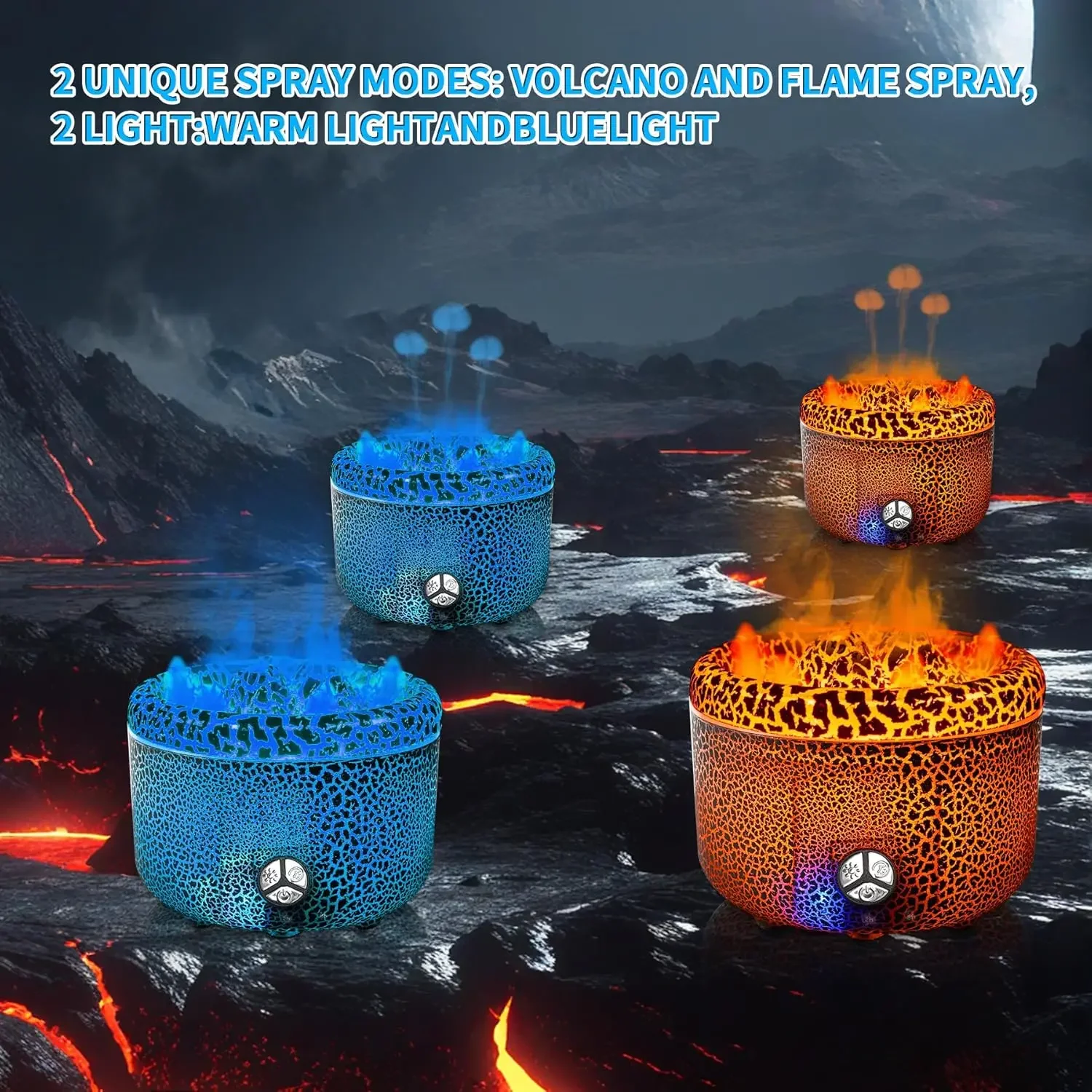 

500ml Large Capacity Aromatherapy Diffuser – Remote Control, 2 Mist Modes | For Home, Office, Ideal for Relaxation