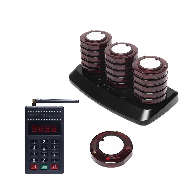 

Wireless Restaurant Table Buzzer Coaster Pager Beeper System