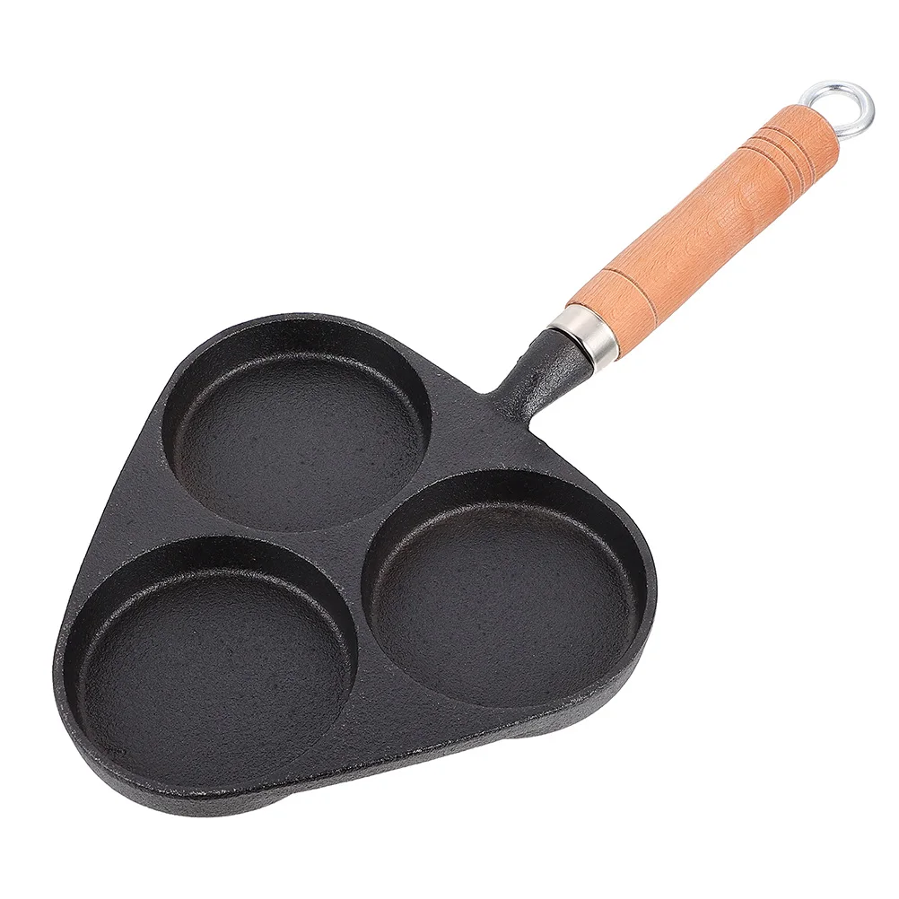 

Fried Egg Pan Small Nonstick Mini Eggs Pancake Molds Omelet Frying Cookware Triangular Three Hole Design Poached Egg Kitchen