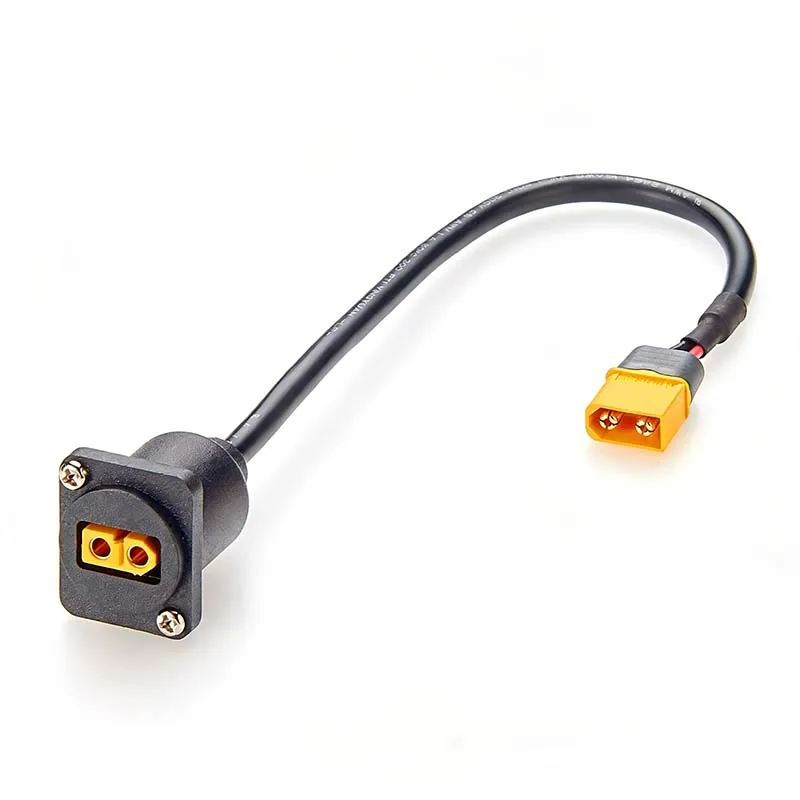 D-type XT60 main plug to XT60 extension cable adapter charging power connection head for drone charging