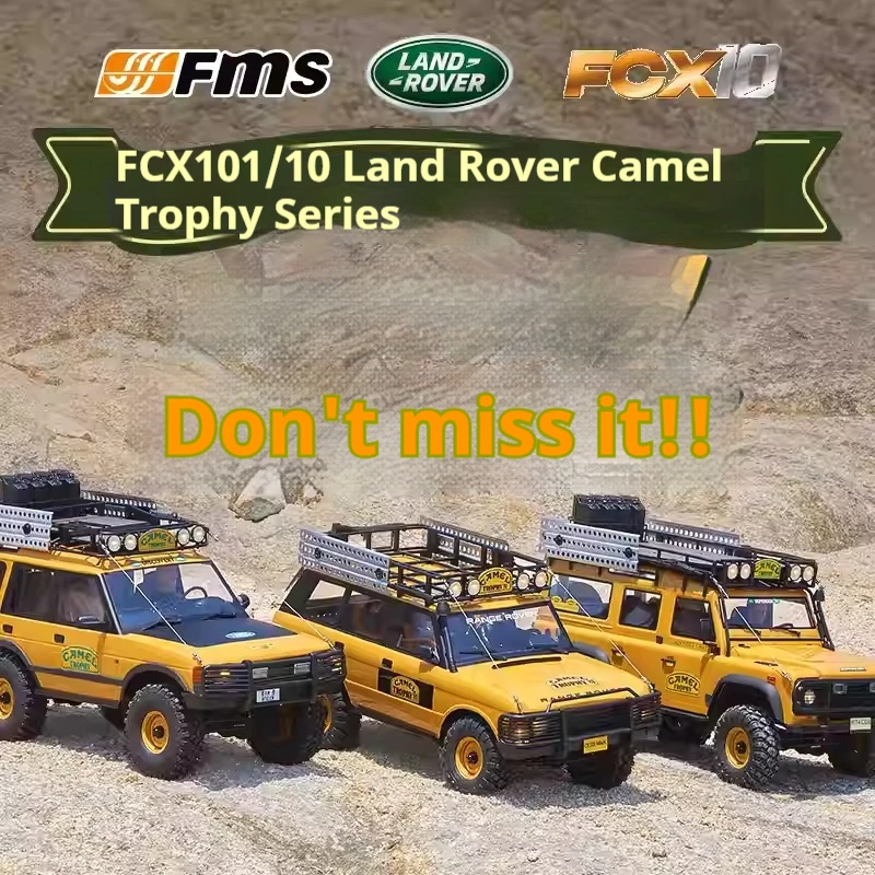 

FMS 1/10 Camel Cup FCX10 Simulation RC Model Remote Control Electric Climbing Vehicle Off road Vehicle