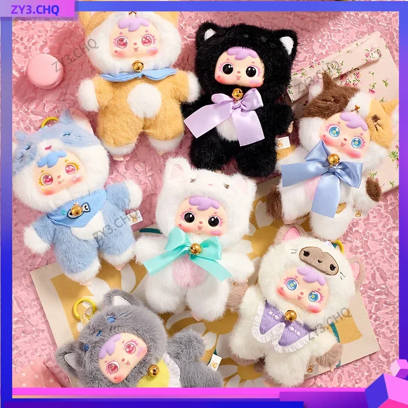 لعبة صامويل كات بارتي القطيفة من سلسلة صندوق أعمى - دمية لطيفة مع عيون متحركة مصنوعة يدويًا هدية مفاجئة عصرية لجميع الأعمار