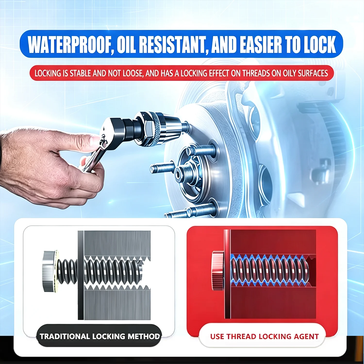 Thread Locker Blue 243 Red 271 - Locker Storage Metal recension och pris