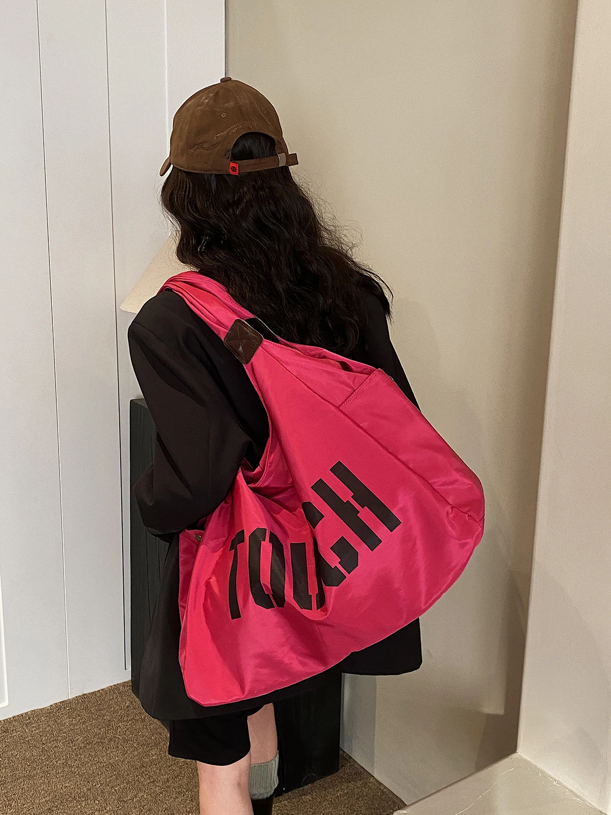 Bolsa de mano de tela de buey, bolsa grande de mano para viaje, impermeable, para Yoga, Fitn, para exteriores, bolsa de almacenamiento ligera para Materni