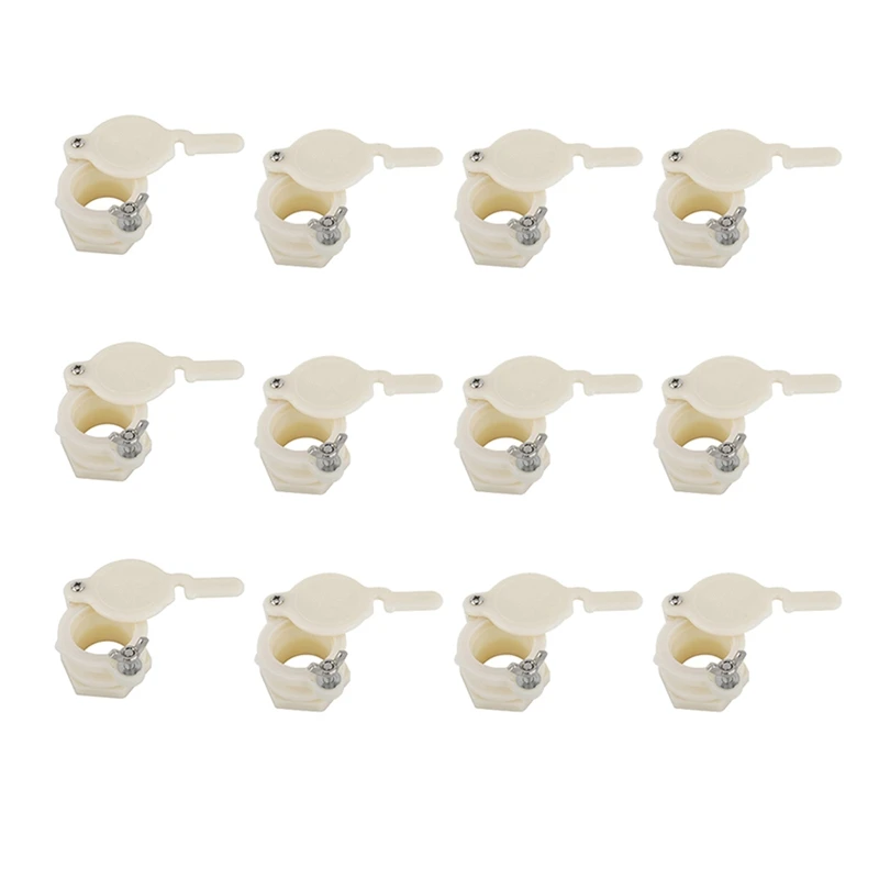 

12 Pcs Nylon Heavy Duty Honey Gate Valve With Wing Nut Bee Hive Tool Use On Pails And Some Extractors