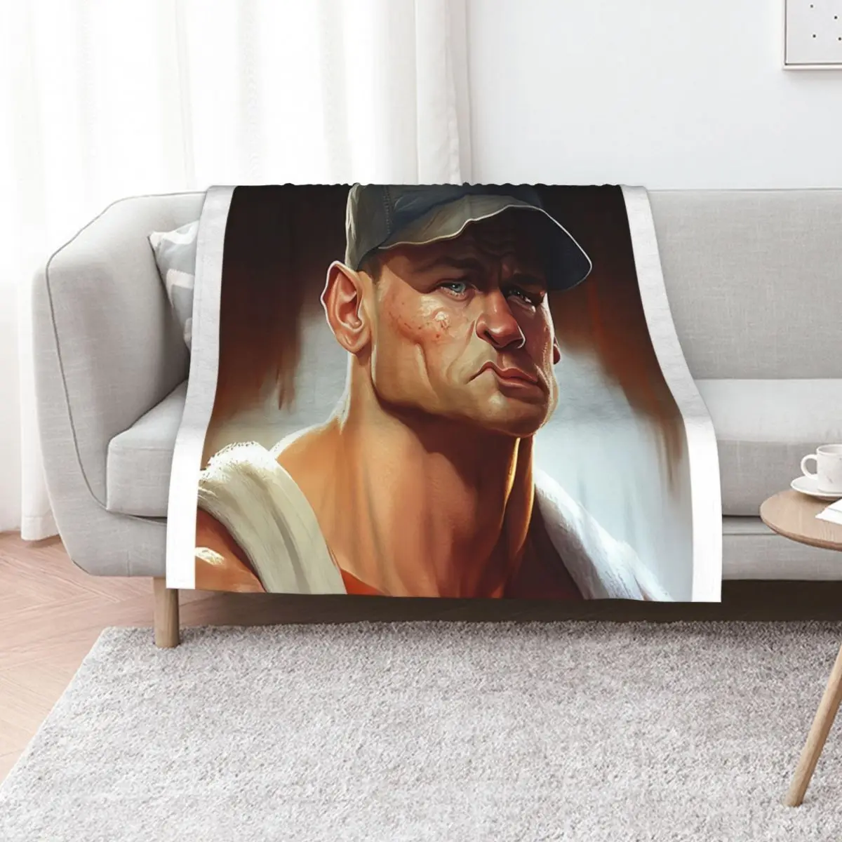 

john cena Throw Blanket manga Sleeping Bag Polar Beach Blankets