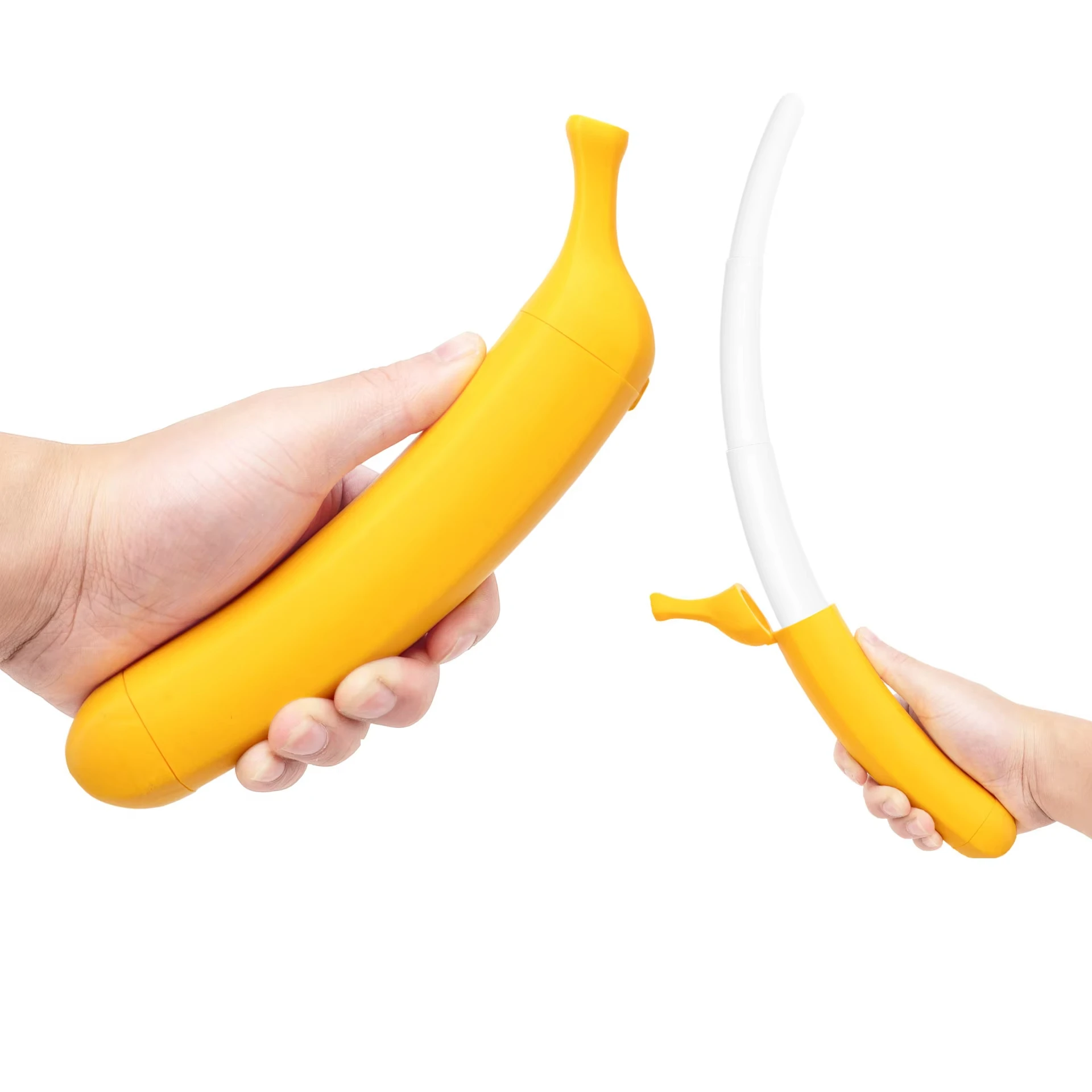 3D Printed Banana Telescopic Sword Portable Decompression Creative Simulation Fruit Props Ornaments Gifts Handicrafts