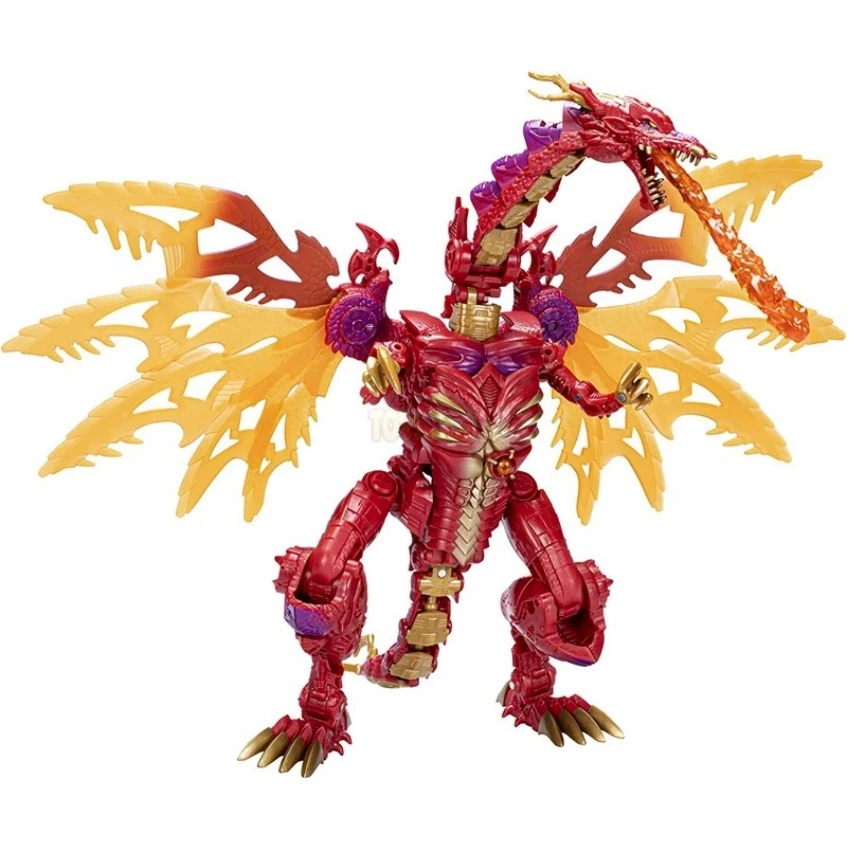 Op voorraad getransformeerd speelgoed Heritage Series Red Dragon Megatron Leadership Action Figure Collection Gift
