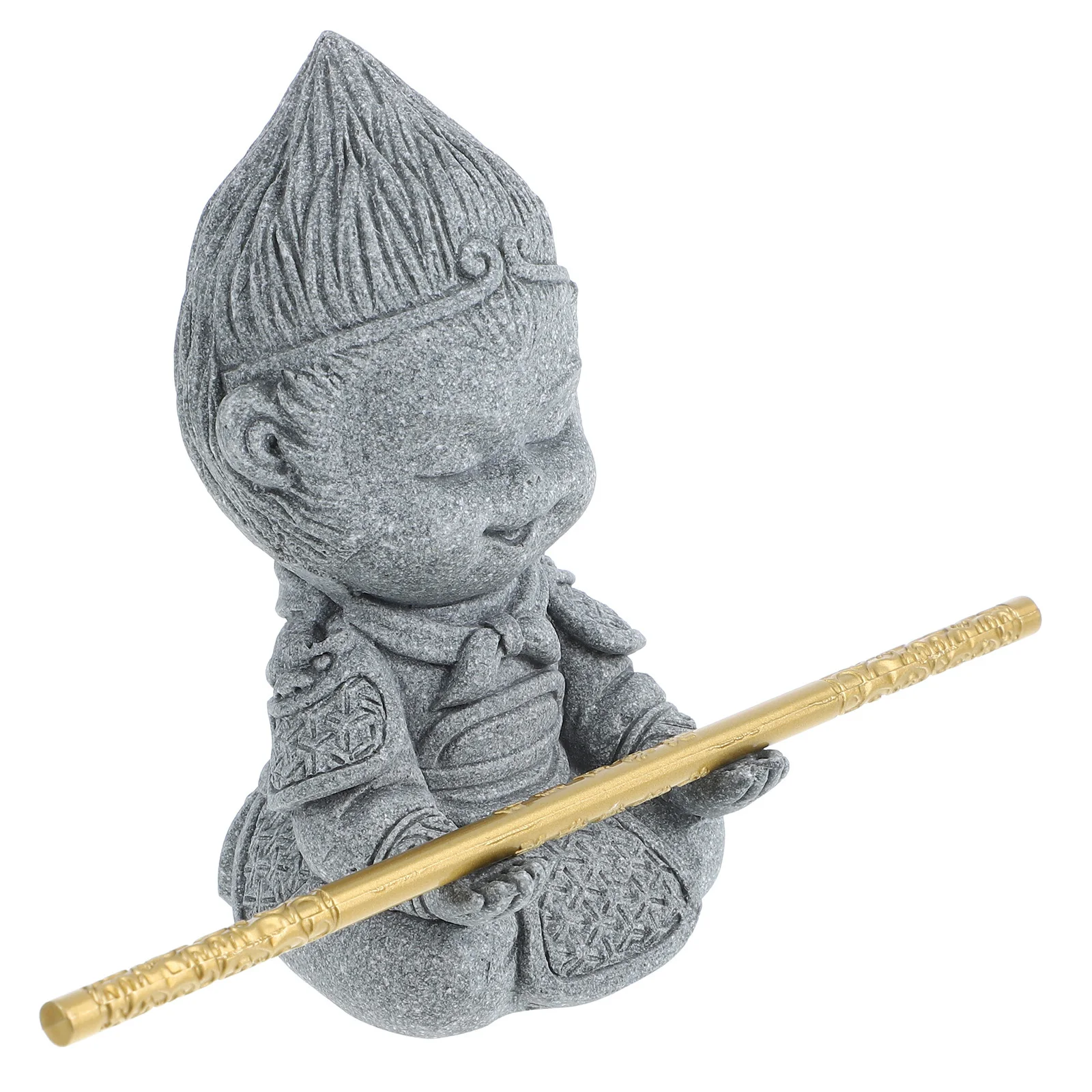 

King Statue Home Decoration Compact Size Garden Art Sculpture Indoor Tabletop Monkey Decor for Living Room