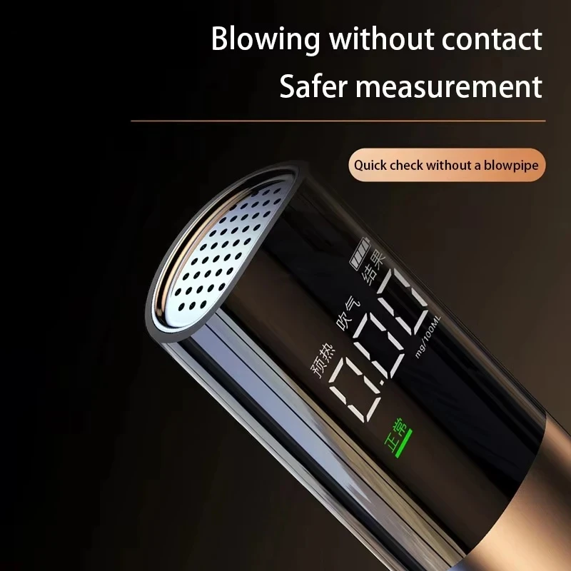 HOT Convenient Automatic Alcohol Tester Electronic Breathalyzer LED Display Portable Rechargeable Non-Contact Alcohol Test Tools