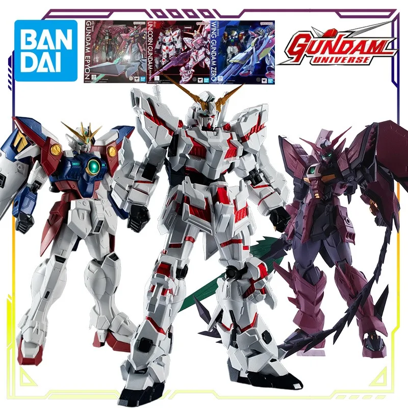 

BANDAI Original GUNDAM UNIVERSE Finished Product Series Gundam Epyon\Unicorn Gundam Anime Action Figure Model Toys Gifts Fo Boys