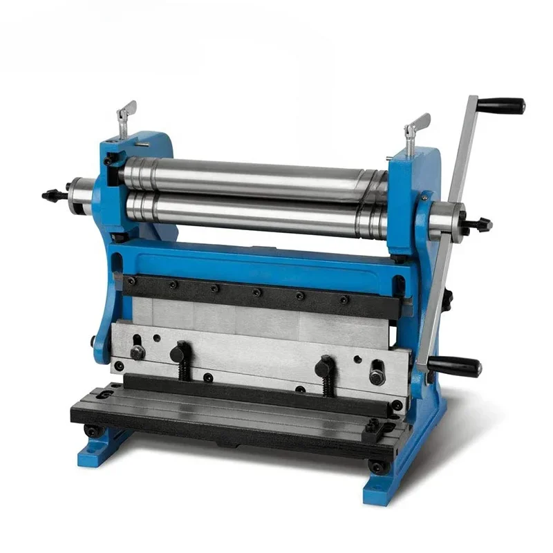 Industrial 3 IN 1 305 mm 12 Inch Sheet Metal Guillotine Shear Press Brake Roll Bending Machine