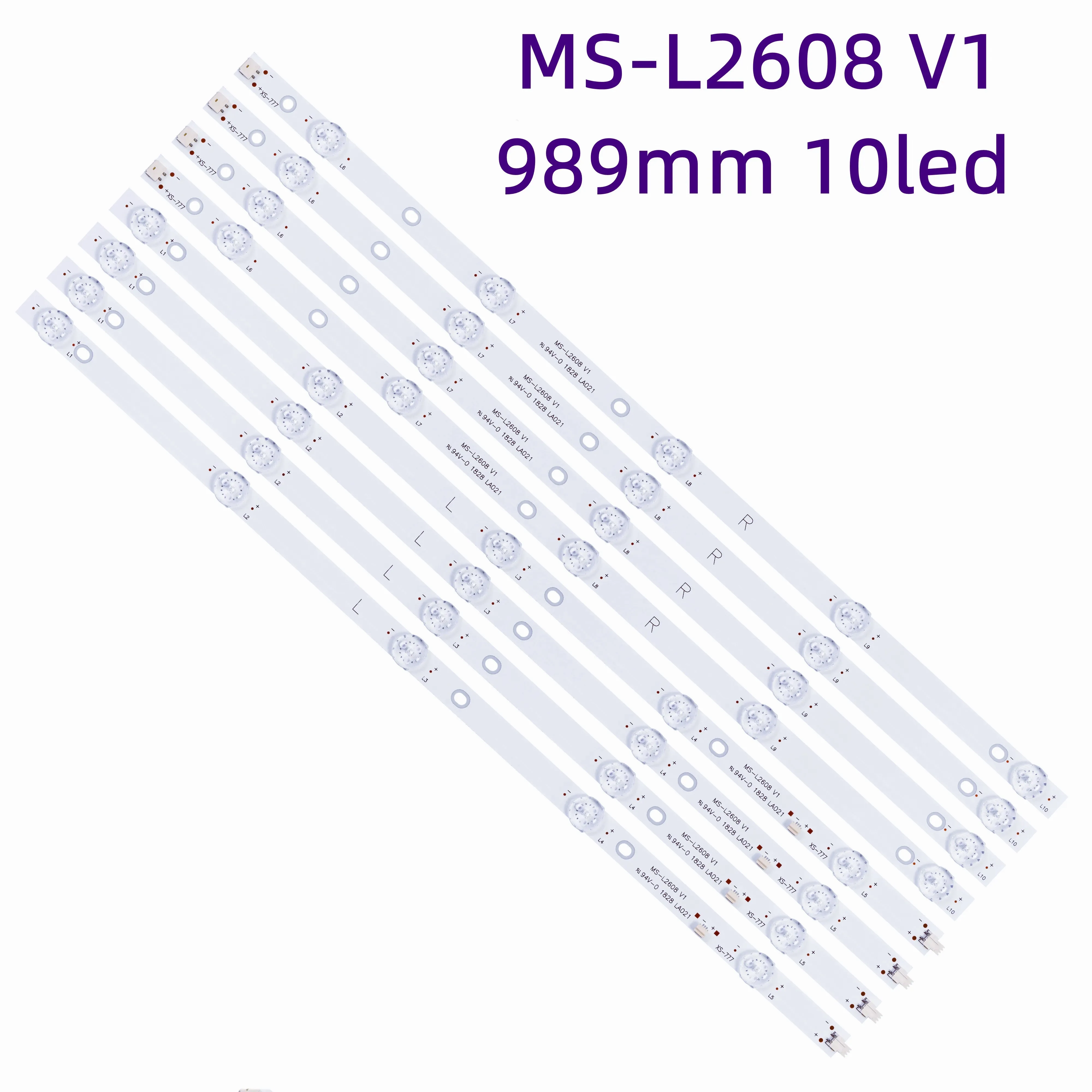 LED strips 6V for SYSTEMS 50 TV K50DLJ11US D50-M30 v500dj6-qe1 JS-D-JP50DM-101EC (81112) A101EC (80510) RC50B19S-4KSM MS-L2608
