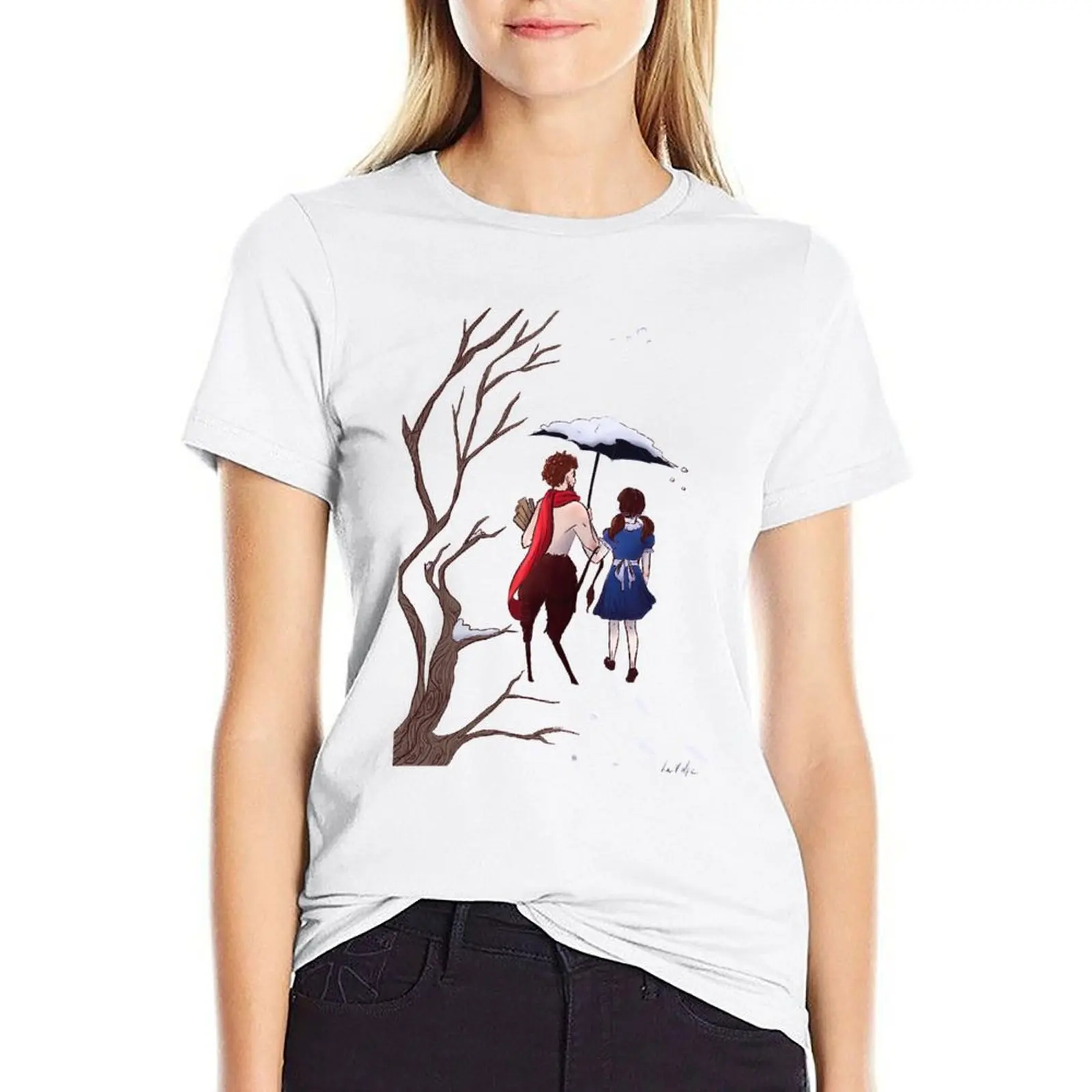 

Copy of Mr Tumnus , narnia,chronicles of narnia,the lion the witch and the wardrobe,lucy,pevensie - kimrostudioo , T-shirt