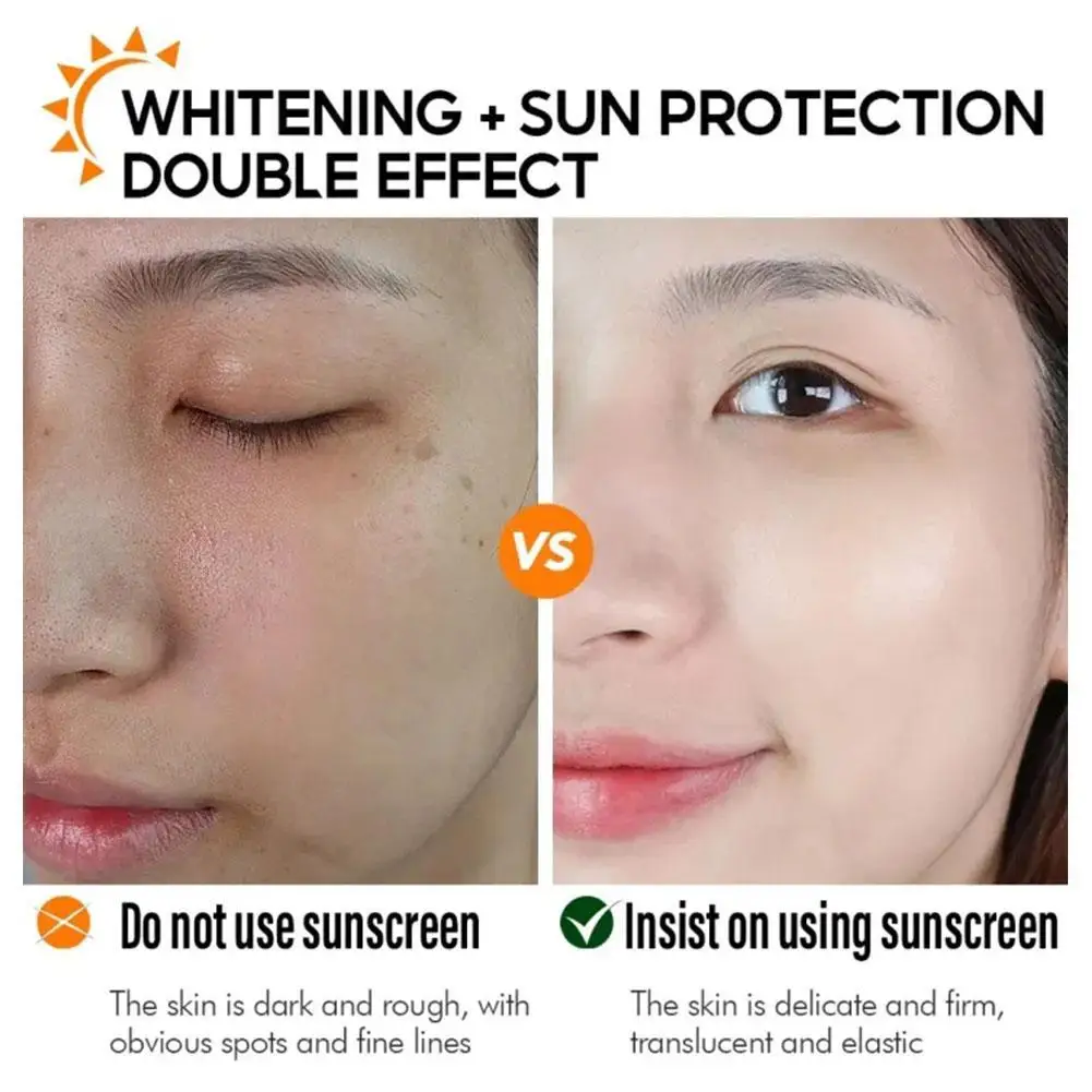 Crema refrescante de protección solar SPF50, loción de aislamiento hidratante y Barrie, resistente al agua, antiultravioleta, Y6O7