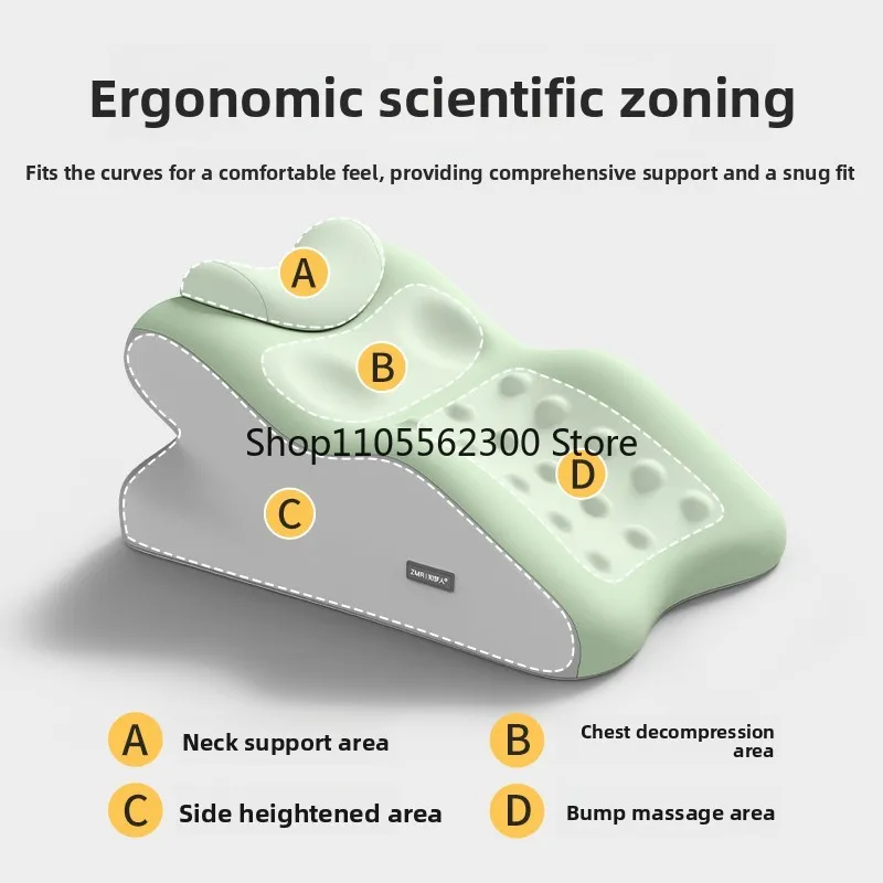 Multifunctional Prone Bed Pillow for Stomach Sleepers Reading & Phone Use - Comfortable Supportive Pillow