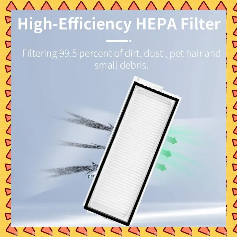 

A008 10PCS Washable Filter Hepa Filter For Roborock Q Revo Maxv / Roborock P10 Pro Robot Vacuum Cleaner Replacement Accessories