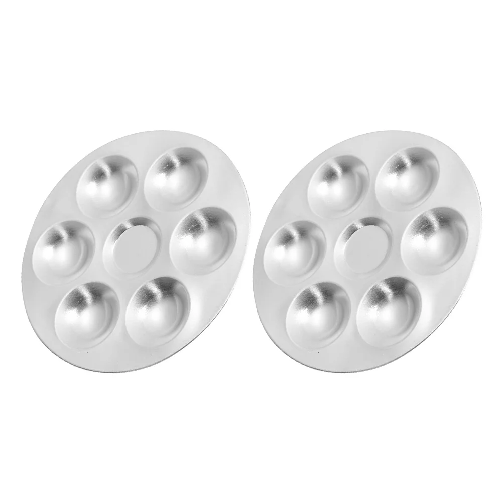 قطعتان من صينية الرسم الاحترافية، صينية صبغ من الفولاذ المقاوم للصدأ، متانة عالية، لمسة نهائية ناعمة، سهلة التعامل مع رائعة للفنانين