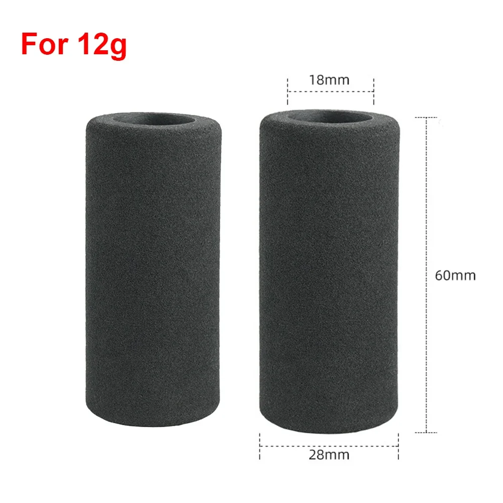 2 Pcs Cartridge Capsule Cover Pump Gas Cylinder Protective Case Sponge 12g/16g Gas Cylinder Quickly Inflator Tools Accessories