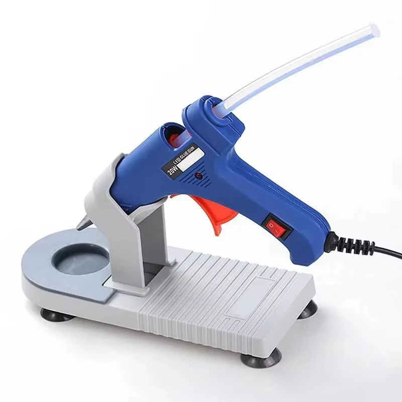 1pc Plastic Glue Gun Bracket, Universal Stand for Hot Melt Glue Guns, Keep Workspace Tidy